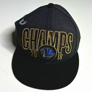 9Fifty Golden State Warriors - 2018 Championship Commemorative SnapBack Hat NWT
